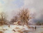 Winter landscape (oil)