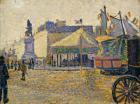 Place de Clichy, 1887 (oil on wood)