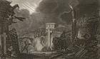 Commencement of the earthquake in Messina in 1783 (engraving)