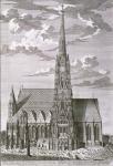 View of St. Stephan's Cathedral, Vienna engraved by George-Daniel Heumann (1691-1759) (engraving)