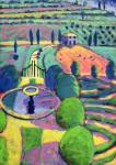 Italian Garden (oil on card)