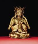 Seated Buddha (gilt bronze)