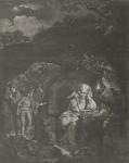 A Philosopher by Lamplight, engraved by William Pether (c.1738-97) 1770 (mezzotint)