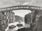 Bridge over the river Porce, near Medellin, Colombia, South America, in the 19th century.