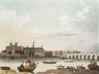 View of Westminster and the Bridge (w/c on paper)