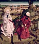 The Schotten altarpiece depicting the Flight into Egypt, 1475 (oil on panel)