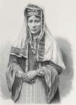A Kurdish woman, from 'The History of Mankind', Vol.III, by Prof. Friedrich Ratzel, 1898 (engraving)