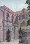 The Inner Court to Old Salters' Hall, 1750 (w/c on paper)