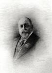 Edward VII (1841-1910) (engraving) (b/w photo)