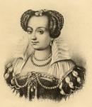 Marguerite de Valois (1553-1615) (litho)