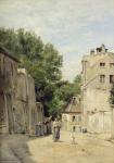 Saint-Vincent Street, Montmartre (oil on canvas)