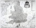 A New Map of the Kingdom of England and the Principalitie of Wales, 1669 (engraving)