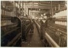 Child spinner in Mollahan Cotton Mills, Newberry, South Carolina, 1908 (b/w photo)