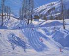 Ski station, Tignes, 2009 (oil on canvas)