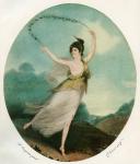 Mademoiselle Parisot, c. 1775  after 1837. French opera singer and ballet dancer. After the painting by John James Masquerier. From Illustrierte Sittengeschichte vom Mittelalter bis zur Gegenwart by Eduard Fuchs, published 1912.
