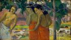 Three Tahitian Women, 1896 (oil on wood)