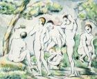 The Bathers, small plate (Les baigneurs, petit planche) 1897 (colour litho)