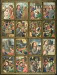 The Life of Christ, from the 'Stein Quadriptych' (vellum)
