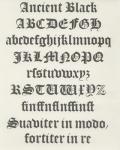 Ancient Black typeface