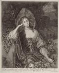 Barbara Duchess of Cleaveland (1641-1709) as a Shepherdess engraved by William Sherwin (1645-1711), 1670 (engraving)