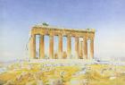 The Parthenon, c.1834 (w/c over pencil on paper)