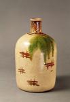 Sake bottle, from Oribe (ceramic)