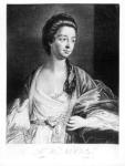Elizabeth Chudleigh (1720-88) Countess of Bristol and Duchess of Kingston (oil on canvas) (b/w photo)