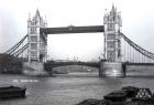 View of Tower Bridge (b/w photo)