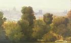 Paris seen from the Heights of Belleville, c.1830 (oil on canvas)