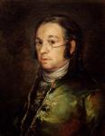 Self Portrait with Glasses, 1788-98 (oil on canvas)