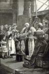 Christening of the Princess Louise in Buckingham Palace Chapel (engraving)