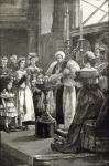 Christening of the Princess Louise in Buckingham Palace Chapel (engraving)