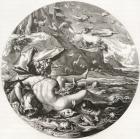The Fifth Day, from the series The Creation of the World by Hendrick Goltzius. From Histoire des Peintres de Toutes les Écoles, École Hollandaise, published 1863. (litho)