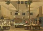 The Great Kitchen, from 'Views of The Royal Pavilion, Brighton' by John Nash (1752-1835) 1826 (coloured aquatint)