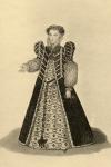 Catherine de Medici (1519-89) (litho)