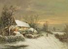A Cottage in Winter, 19th century