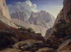 The Gorges of Atlas, 1843 (oil on canvas)