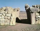 The King's Gate from the walls of Hattusas (photo)