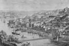 Porto in the 1860s (engraving)
