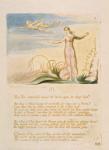 'Then Thel astonish'd...', plate 6 from 'The Book of Thel', 1789 (relief etching printed in brown with w/c)