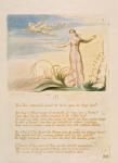 'Then Thel astonish'd...', plate 6 from 'The Book of Thel', 1789 (relief etching printed in brown with w/c)