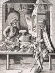 Spur Maker, reproduction of a woodcut by Jost Amman (1539-91) from 'Le Moyen Age et La Renaissance' by Paul Lacroix (1806-84) published 1847 (litho)