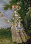 Empress Margaret Theresa (1651-73), 1st wife of Emperor Leopold I (1640-1705) of Austria, dressed as a character from "La Galatea", a favola set to music by Antonio Draghi, 1667 (oil on copper)