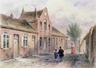 Witcher's Alms Houses Tothill Fields, 1850 (w/c on paper)