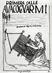 The first 'street' or age group of women, a weaver of thirty-three years (woodcut)