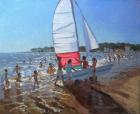 Sailboat, Palais Sur Mer, 2008 (oil on canavas)