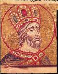 Emperor Constantine I (c.274-337) the Great (mosaic)