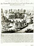 Ralph Hamor visits Powhatan, 1619 (engraving) (b/w photo)