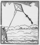 The fiery drake or kite, 1635 (woodcut)
