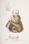 Bernal Diaz del Castillo (c.1492-1584) (engraving)